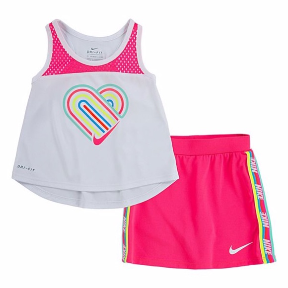 Nike Other - Nike pink girl dry-fit skort Set 5000